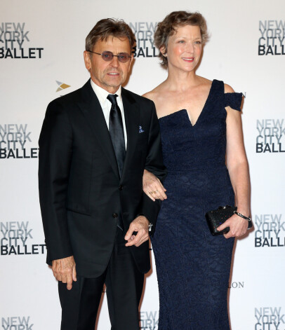 C женой Лизой Рейнхарт на New York City Ballet Fall Fashion Gala, 2018