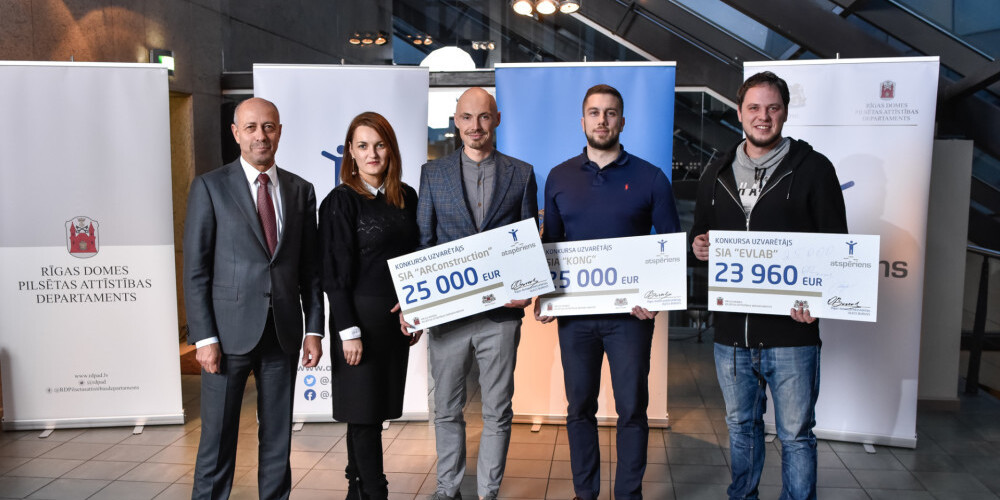 Победители гранта Рижской думы Atspēriens получили 75 000 евро на решения для «умного» города