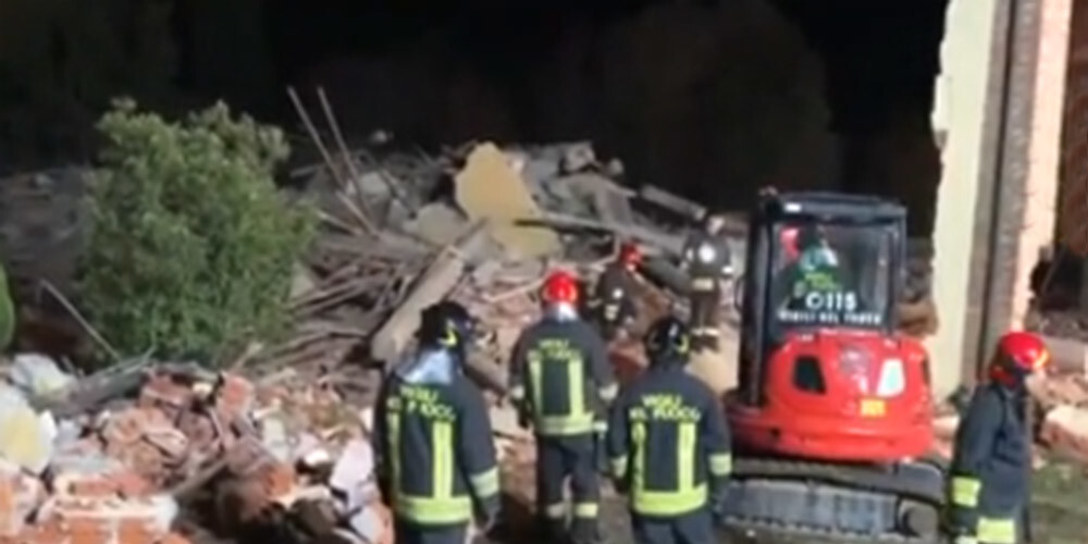 Atklājas šausminoši fakti par sprādzienu Itālijā, kurā gāja bojā 3 ugunsdzēsēji