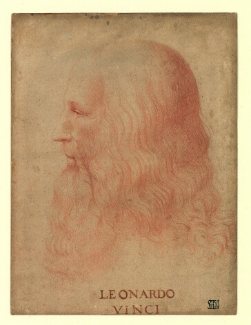 Frančesko Melci (Francesco Melzi). "Leonardo da Vinči portrets" . Veneranda bibliotēka, Milāna, Itālija