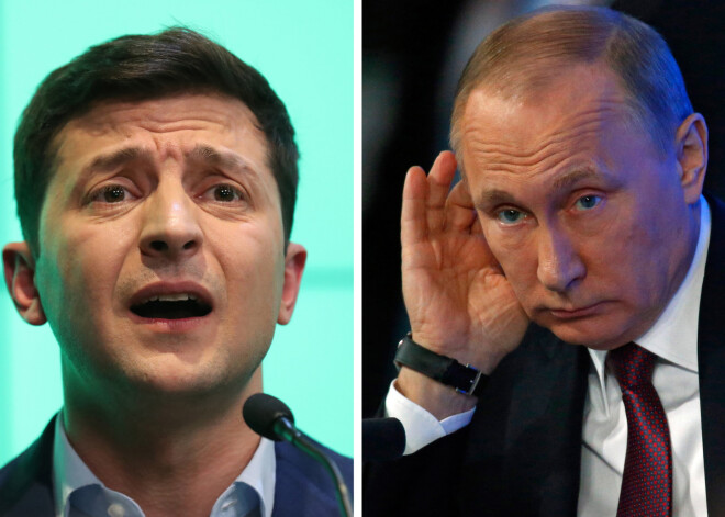 Putins tiksies ar Ukrainas prezidentu Zelenski
