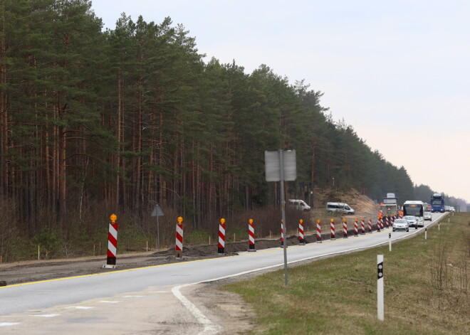 Latvijā plāno uzstādīt signālstabiņus posmos, kur pāri šosejai skrien mežazvēri