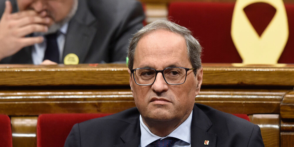 Katalonijas premjeru tiesā par "nepakļaušanos"