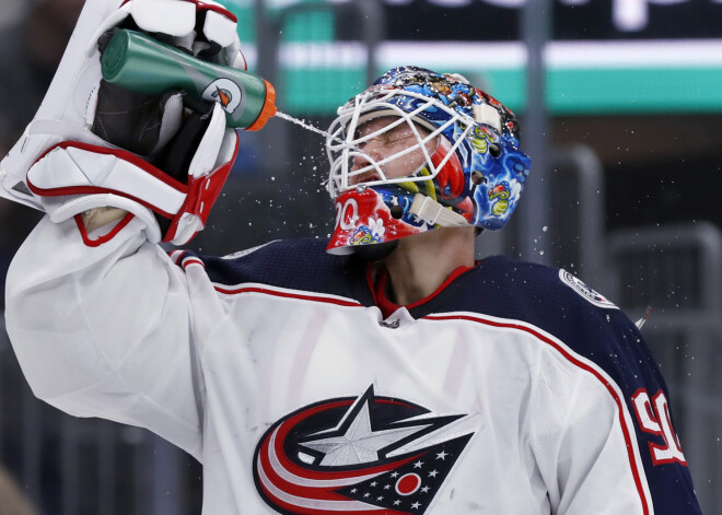 "Blue Jackets" galvenais treneris teic atzinīgus vārdus par Merzļikinu