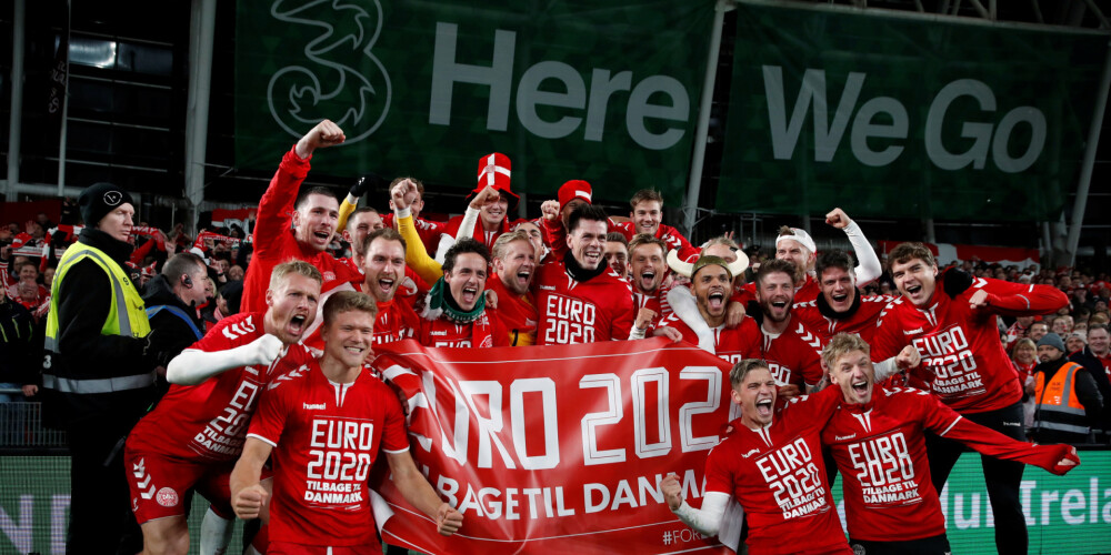 Dānijas futbola izlasei punkts pret Īriju un vieta 2020. gada Eiropas čempionāta finālturnīrā
