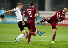 Latvijas futbola izlase beidzot uzvar! Cikls noslēdzas ar panākumu pret Austriju