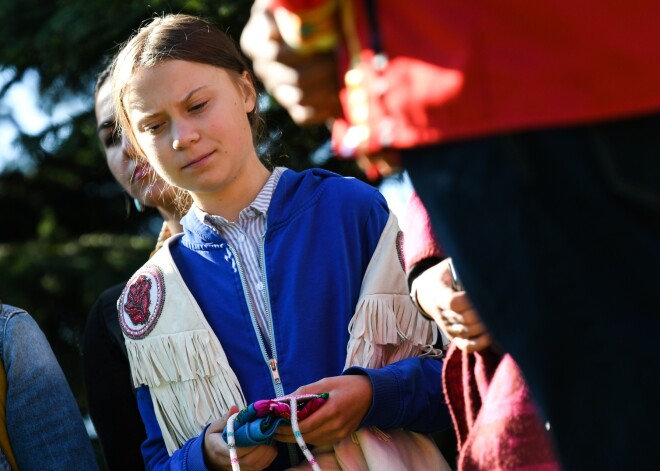 "Ceļotāja laikā" - atrod 120 gadus senu foto ar Grētu Tūnbergu