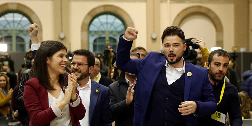 ERC, kas vēlēšanās izcīnīja 13 mandātus, sociālistu valdības atbalstīšanai izvirzījuši četrus priekšnoteikumus.