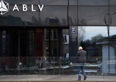 "ABLV" bankas uzraksts.