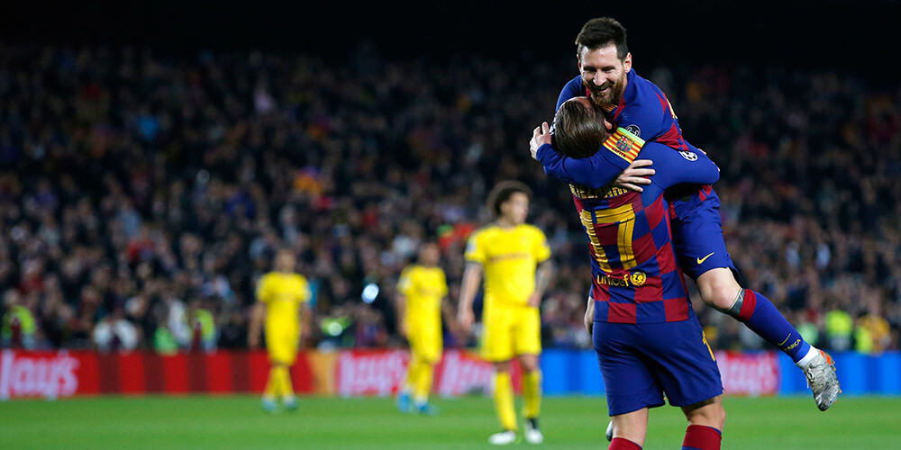 Mesi sev vēsturiskā mačā gūst vārtus un ieved "Barcelona" Čempionu līgas izslēgšanas spēlēs