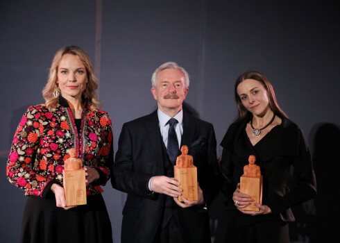 FOTO: Elīna Garanča, Anna Laudere un Imants Lancmanis saņem Izcilības balvu kultūrā