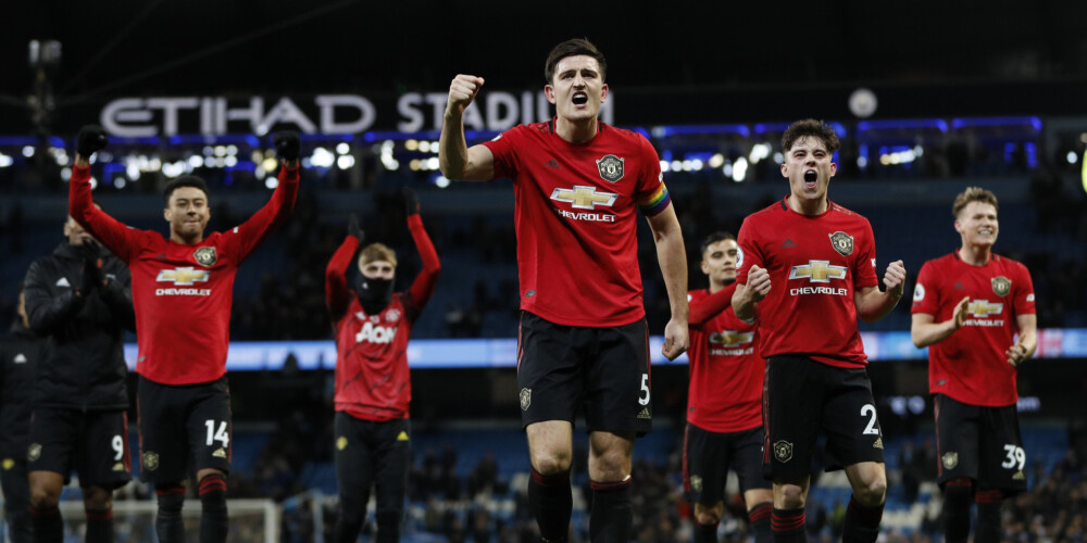 Mančestras derbijā Anglijas premjerlīgā futbolā viesos uzvar "United"