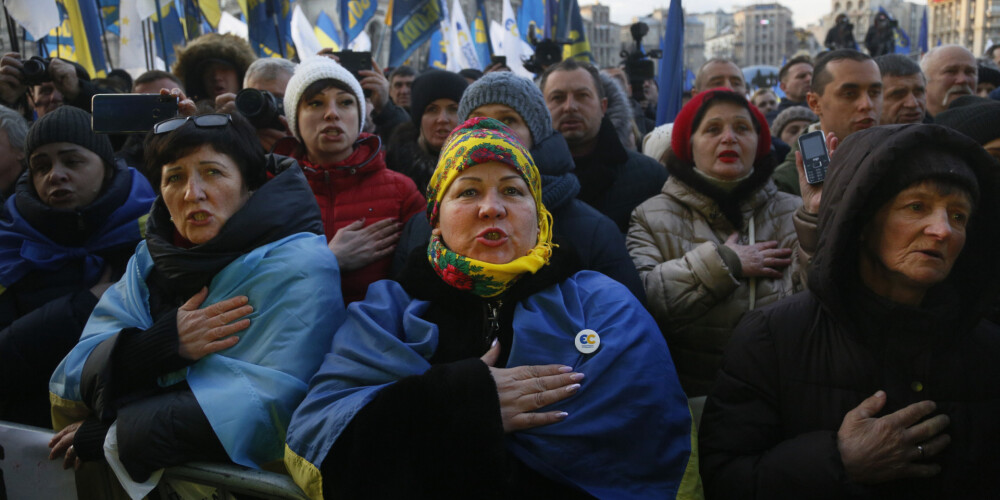 Ukraiņi pieprasa Zelenskim samitā ar Krieviju aizstāvēt savas valsts intereses