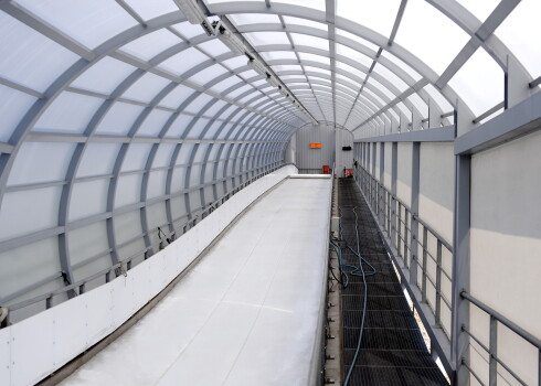 Latvijas bobslejistu rīcībā šobrīd ir tikai viena starta estakāde - Siguldā.