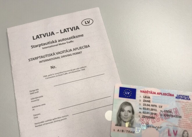 CSDD начинает выдачу водительских прав международного образца