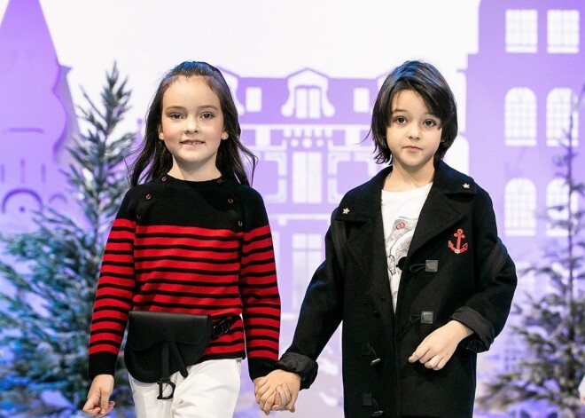 Дети Филиппа Киркорова приняли участие в модном показе