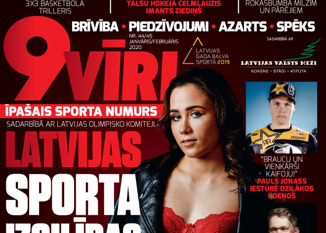 Iznācis žurnāla "9 Vīri" īpašais sporta numurs