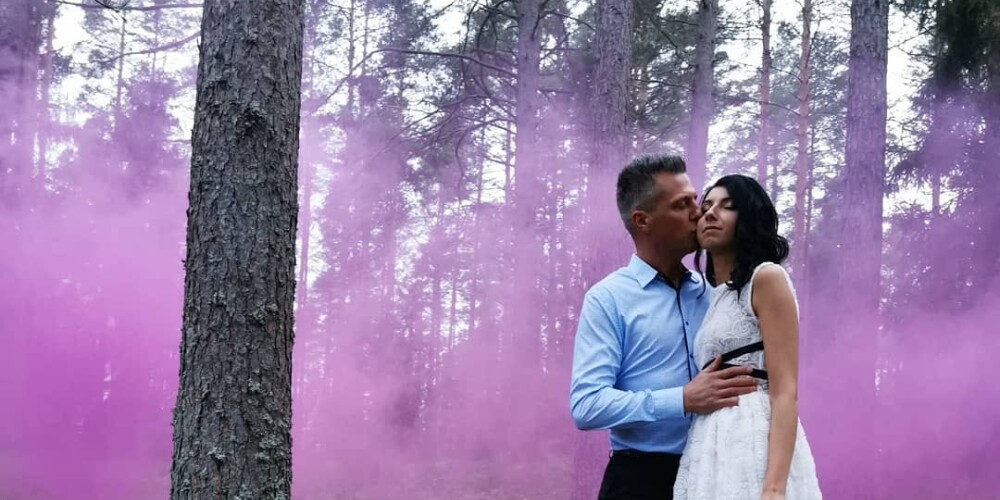 Jaunais pāris - Ilmārs un Beāte Brīvnieki.