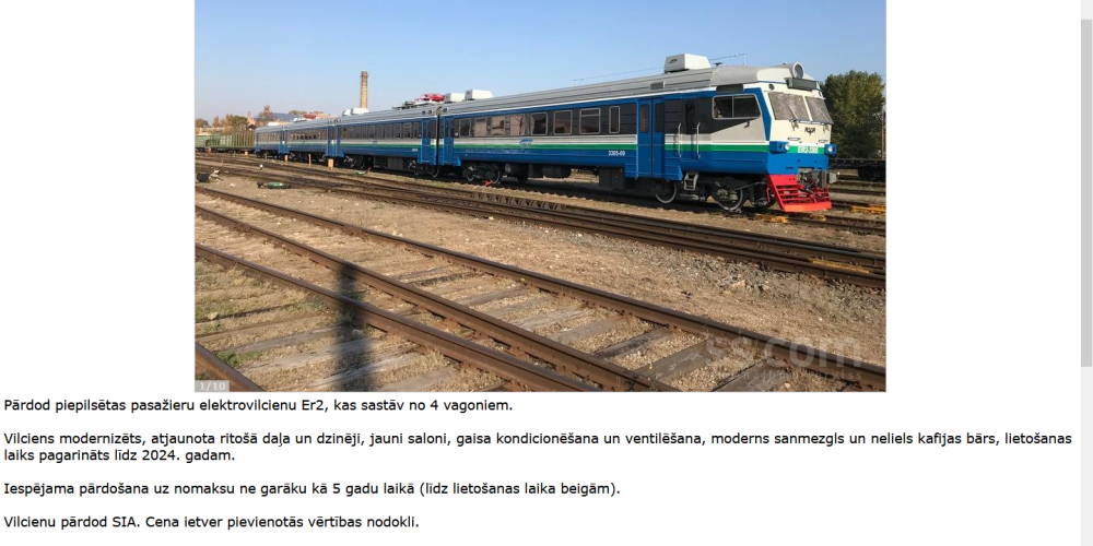 Latvijā tiek pārdots vilciens: pirkt var jebkurš, taču ar B kategorijas apliecību vien nepietiks