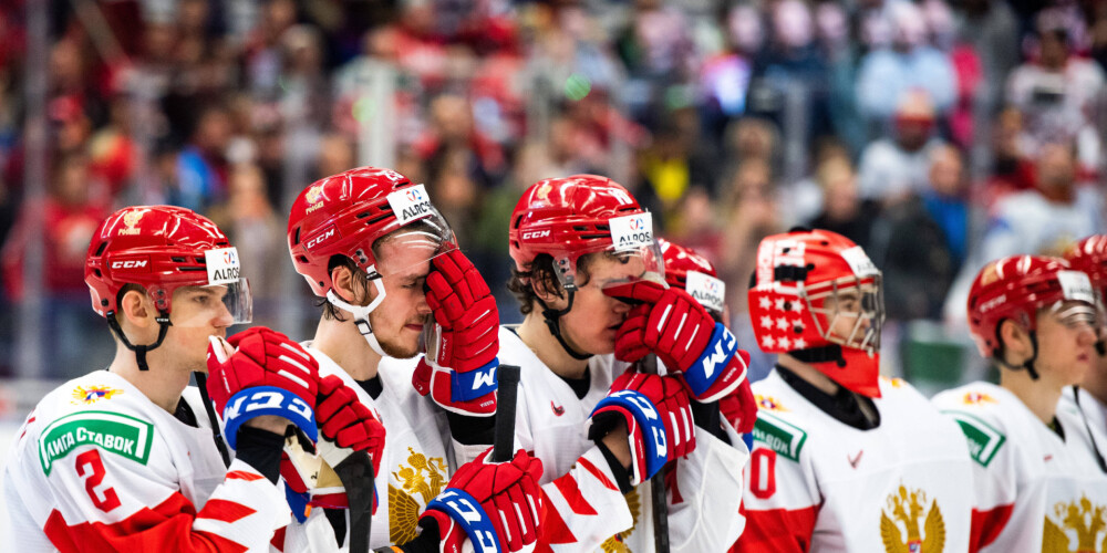 Krievijas TV hokeja čempionāta fināla vietā translē vecu spēli. Pat politiķi tagad domā, ka uzvarēja Krievija