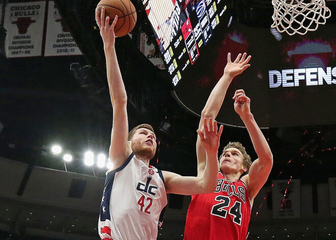 Bertāns un Pasečņiks kopā iemet 22 punktus "Wizards" zaudējumā; Kurucs punktus negūst