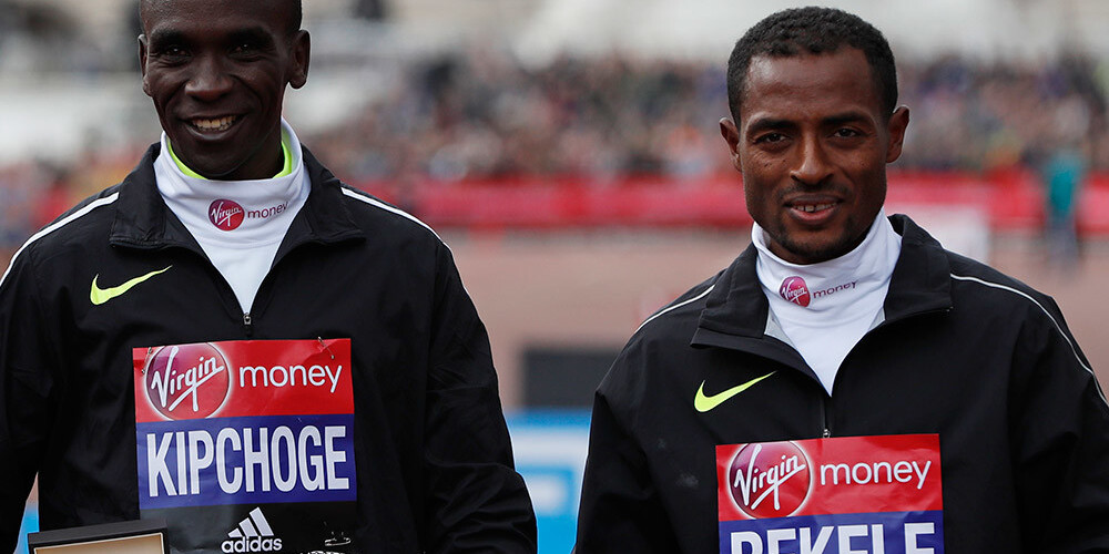 Londonas maratonā piedalīsies abi ātrākie skrējēji Kipčoge un Bekele