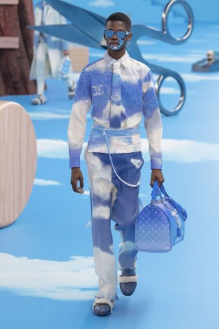 Louis Vuitton vīriešu mode skate, rudens/ziema 2020. Parīzes modes nedēļa