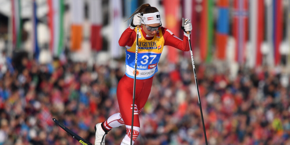 Talantīgā distanču slēpotāja Eiduka sasniedz karjeras labāko rezultātu