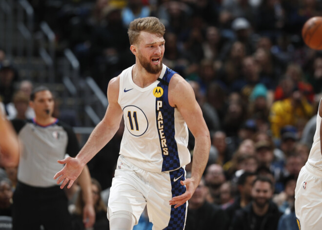 Sabonis tiek pie NBA karjeras pirmā "triple double"