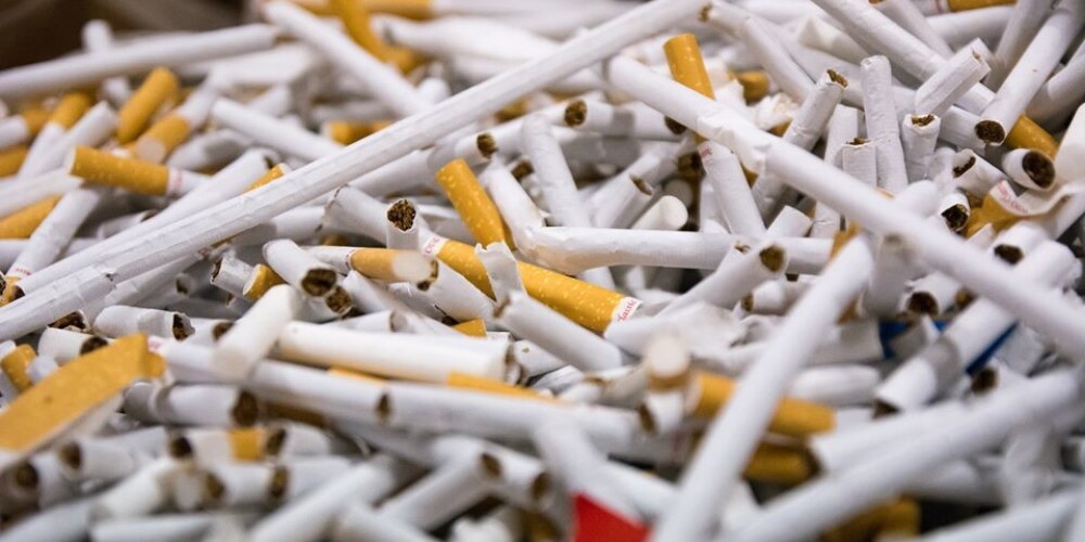 У лиепайчанина нашли 33 тысячи контрабандных сигарет