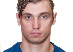Latvijas hokejists Krišs Grundmanis.
