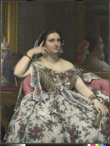 Жан Огюст Доминик Энгр. Мадам де Муатесье,1856 © The National Gallery, London