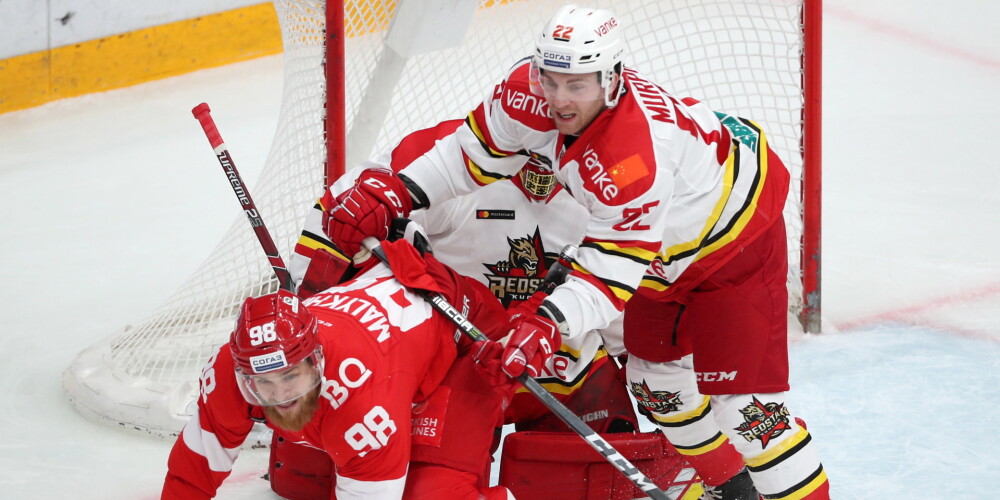 Daugaviņš ar "hat-trick" iedvesmo "Spartak" komandu uzvarai KHL