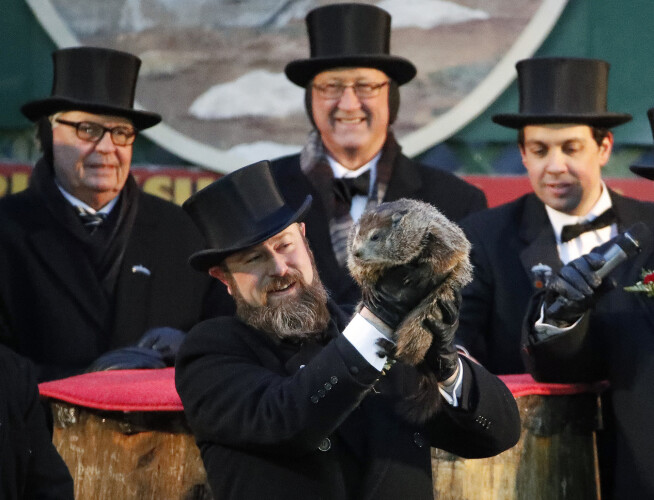 Murkšķis Fils 2018.gada Murkšķa dienas ceremonijā