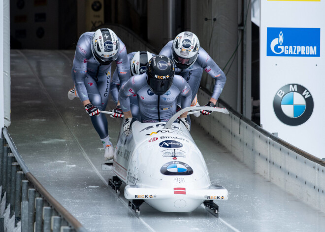 Bērziņš kļūst par divkārtēju Eiropas junioru vicečempionu bobslejā