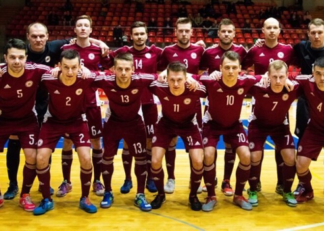 Latvijas telpu futbolisti iekļūst Eiropas čempionāta kvalifikācijas turnīra nākamajā kārtā