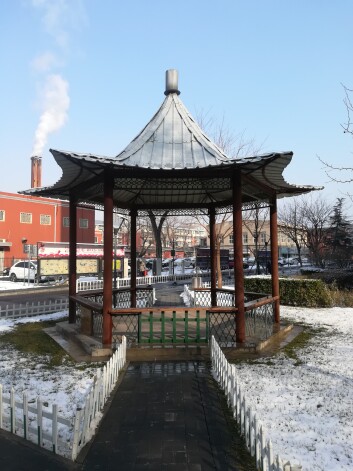 2. februārī Pekinā pēc ilga laika uzsniga sniegs. Parasti šādā laikā universitātes atpūtas namiņš ir ļaužu pilns. Tagad tajā valda tukšums.