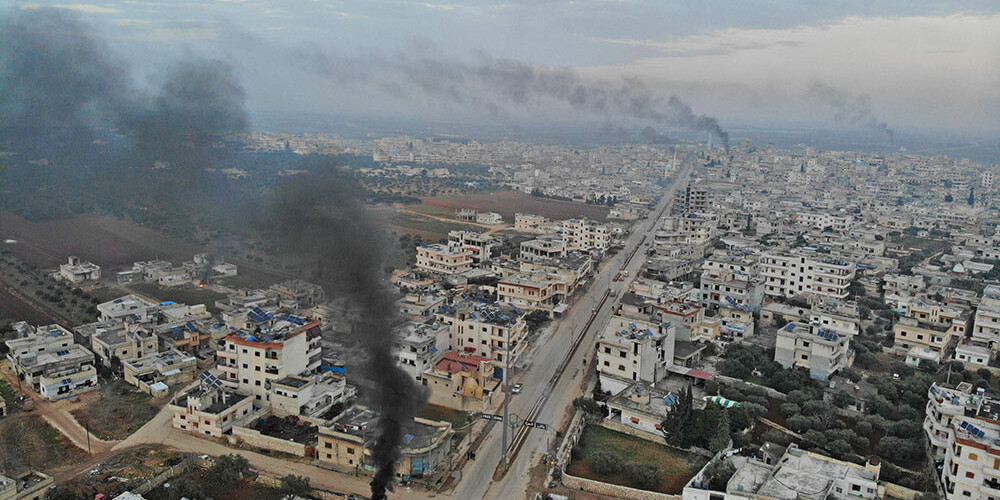 Krievijas uzlidojumos Idlibas pilsētai Sīrijā nogalināti 10 civiliedzīvotāji
