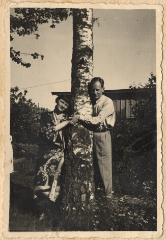 Mirdza Ķempe un Eriks Ādamsons 1935. gadā
