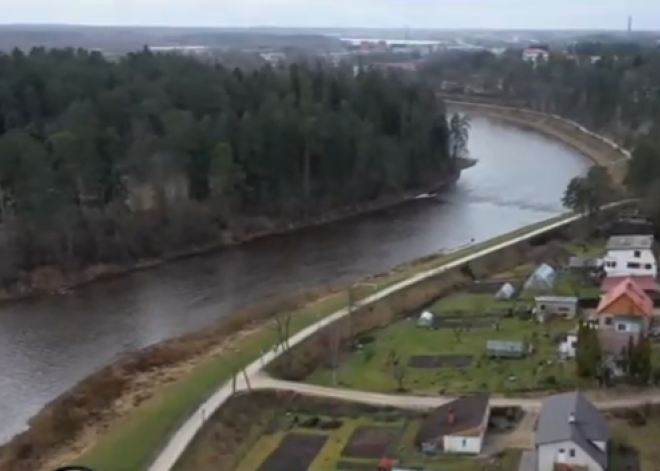 В Огре построят мол - для защиты жителей от наводнений