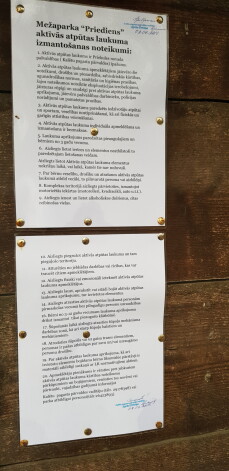 Ir acīmredzams, ka kārtības noteikumi pielikti nesen, jau pēc negadījuma.