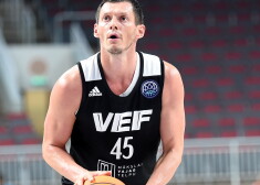 "VEF Rīga" spēlētājs Jānis Blūms aizvadīja vienu no saviem veiksmīgākajiem mačiem šosezon.