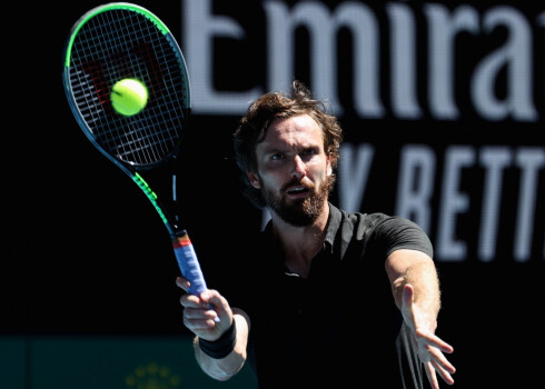  Latvijas vīriešu tenisa pirmā rakete Ernests Gulbis.