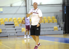 Latvijas vīriešu basketbola izlases galvenais treneris Roberts Štelmahers.