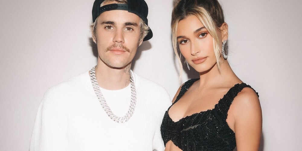 Džastins Bībers ar sievu Heiliju.