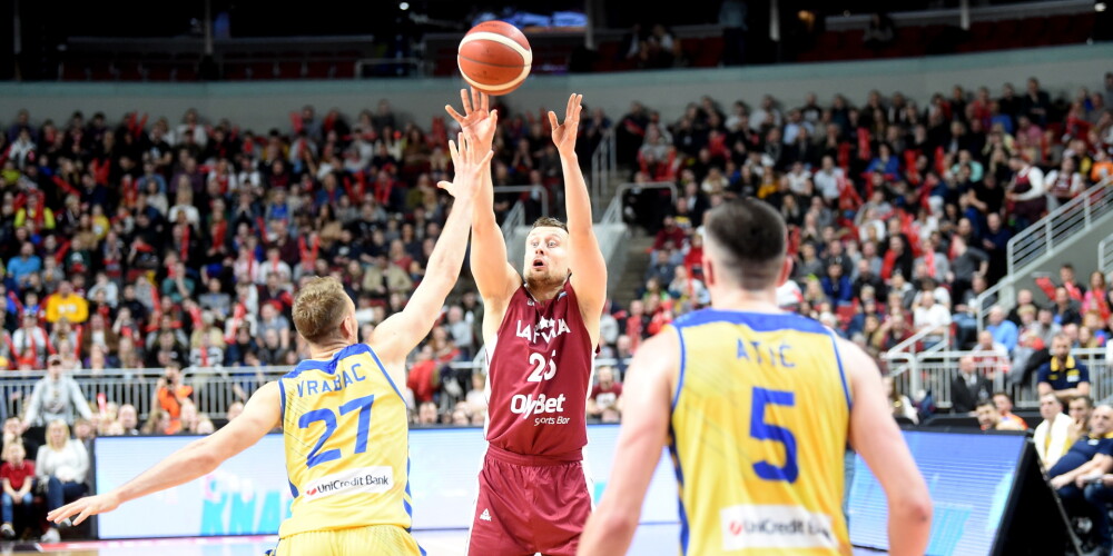 Latvijas basketbola izlase 2021. gada Eiropas čempionāta kvalifikāciju sāk ar sāpīgu zaudējumu