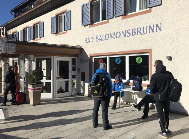 Viesnīca, kurā apmetušies krievu sportisti