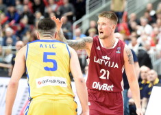 Kad ūdens jau smeļas mutē: Latvijas basketbola izlasei šovakar svarīga cīņa pret Bulgāriju