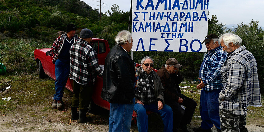 Grieķijas salu iedzīvotāji streiko pret jaunām migrantu nometnēm