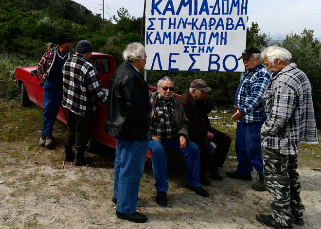 Grieķijas salu iedzīvotāji streiko pret jaunām migrantu nometnēm